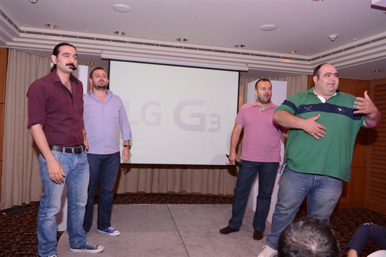 LG Electronics unveils for the first time its G3 phone in Lebanon